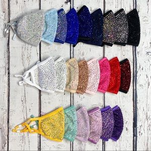 15 Rhinestone Mask bundle